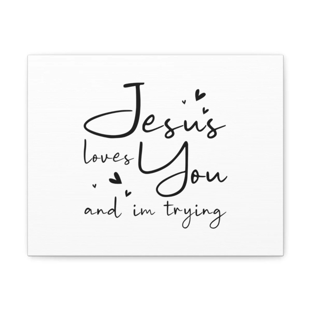 Scripture Walls John 15:9 Jesus Loves You Bible Verse Canvas Christian Wall Art
